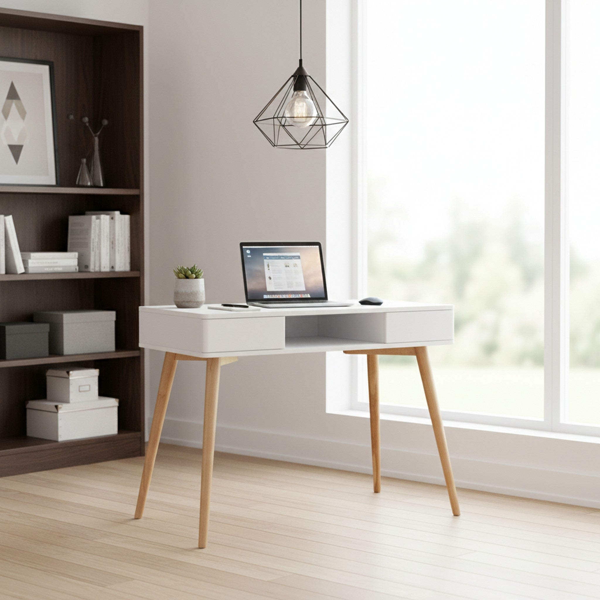 Creative Space Dual Drawer Desk