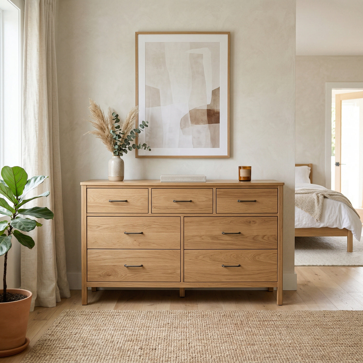 NestHeaven 7 Drw Dresser Draft | Furniture World NZ