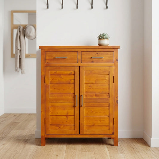 Bella Shoe Cabinet - Honey Colour | Furniture World NZ