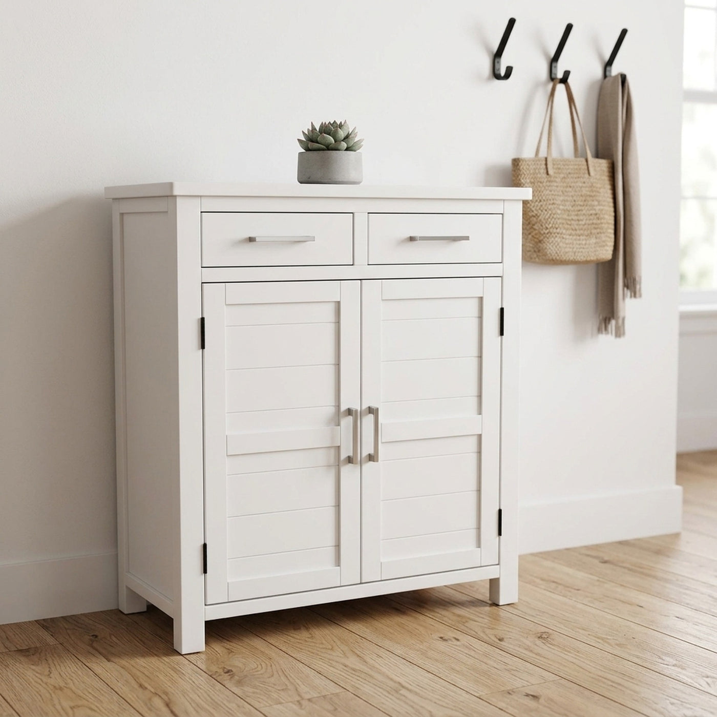 Bella Shoe Cabinet - White Colour | Furniture World NZ