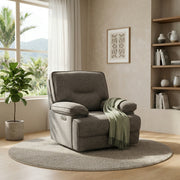 Maryland Fabric Recliner Chair Power with USB | Furniture World NZ