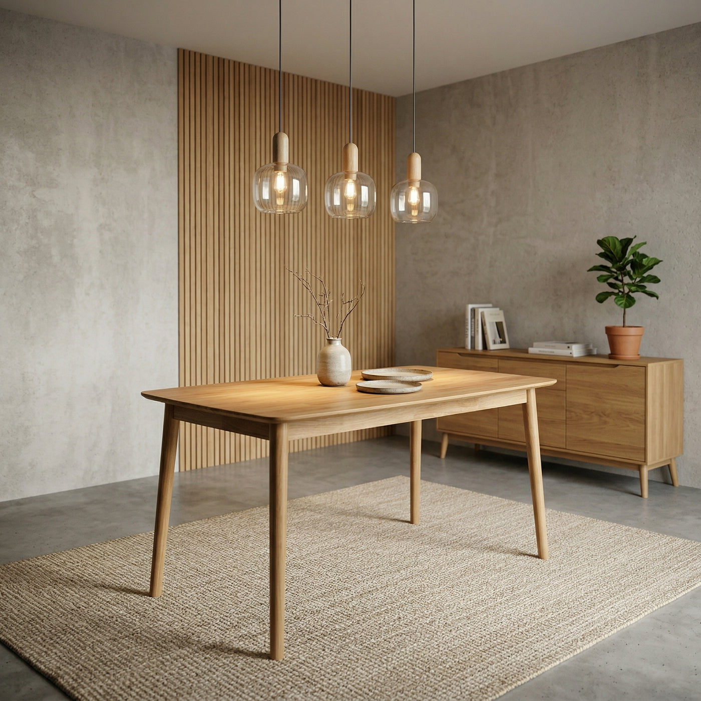 Denver Wooden Dining Table 1.2 M | Furniture World NZ