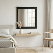 Bella Mirror Black Draft - Side View | Furniture World NZ