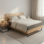 GrainCraft Bed Frame + SleepTime X-Firm Mattress Queen | Furniture World NZ