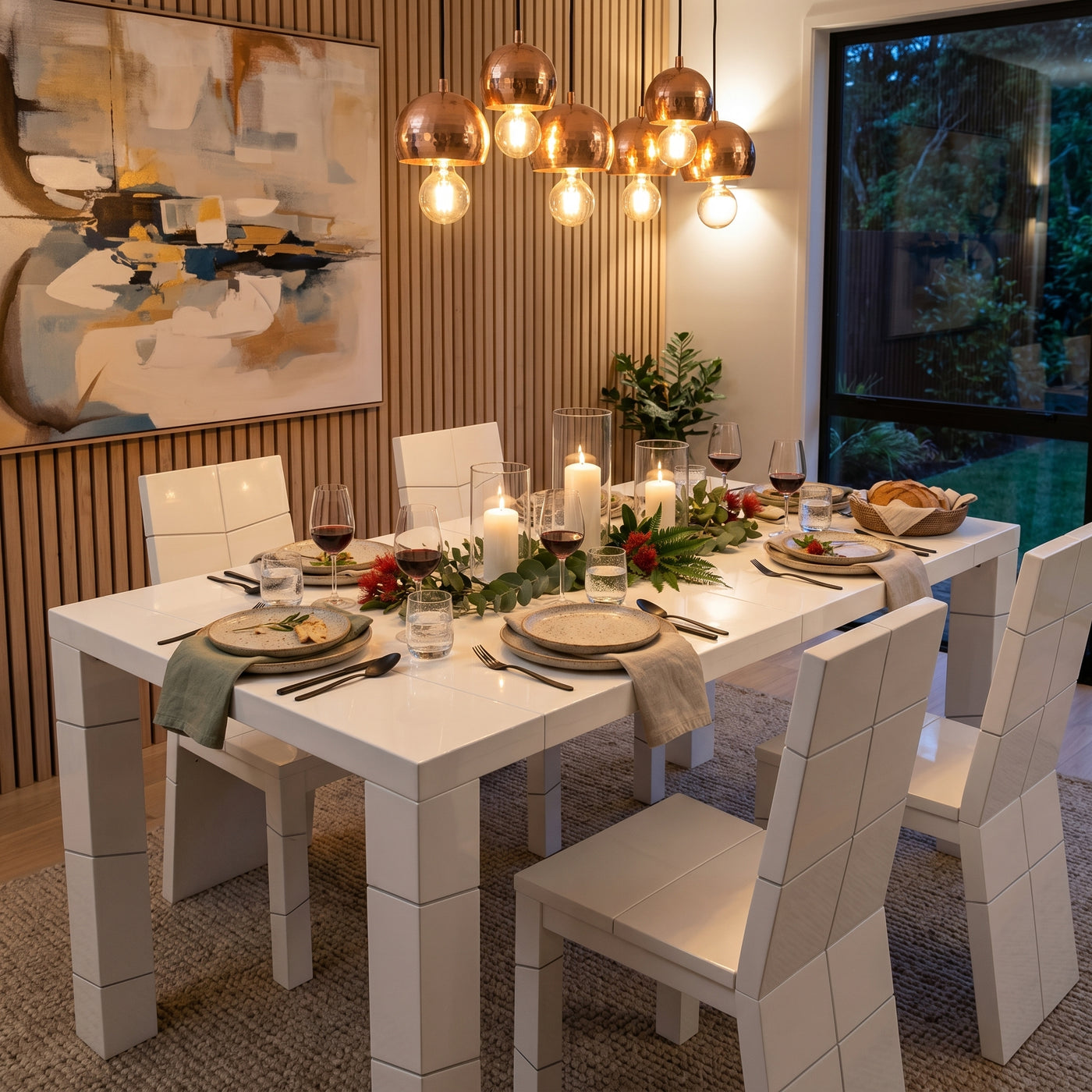 Lisa 1.5M Dining Table White | Furniture World NZ