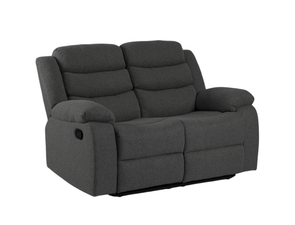 Lush Recliner 2 Seater Linen Dark Grey- Pre-Order Only