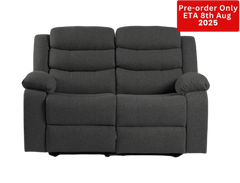 Lush Recliner 2 Seater Linen Dark Grey- Pre-Order Only