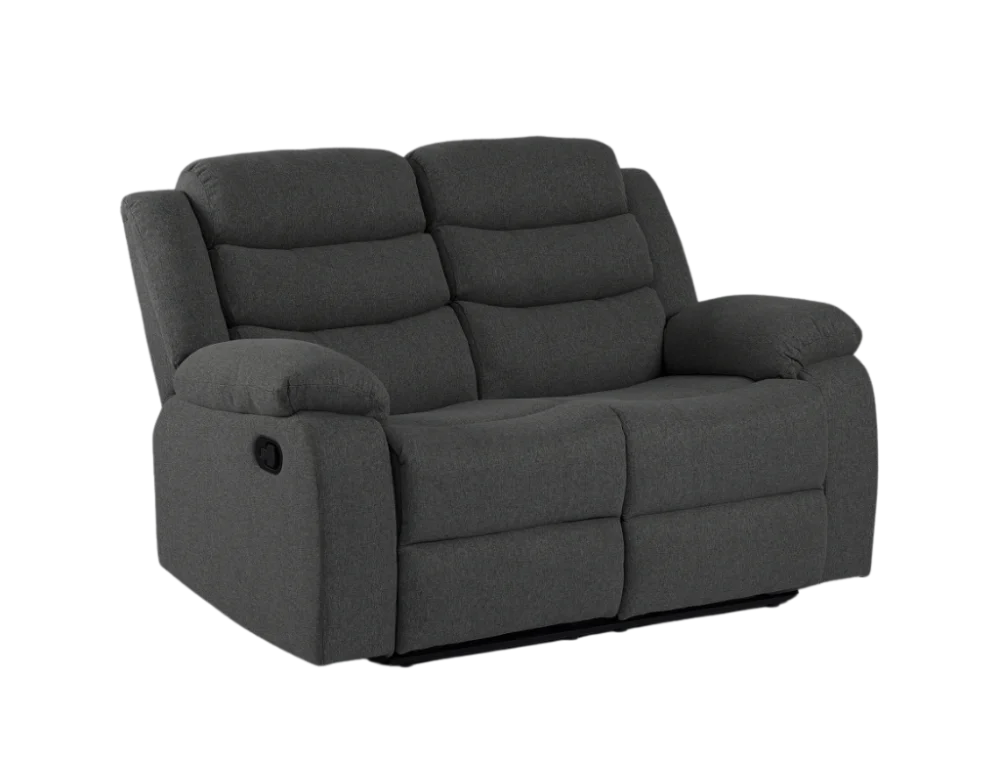 Lush Recliner 2 Seater Linen Dark Grey- Pre-Order Only