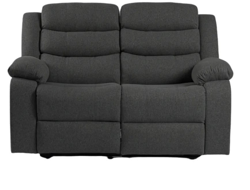 Lush Recliner 2 Seater Linen Dark Grey- Pre-Order Only