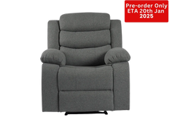 Lush Recliner Chair Linen Dark Grey - Pre-Order Only