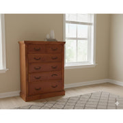 Serena 6 Drw Tallboy - Side View | Furniture World NZ