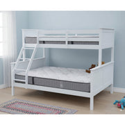 Unity Bunk (S+D) White (with Mattress) | Furniture World NZ