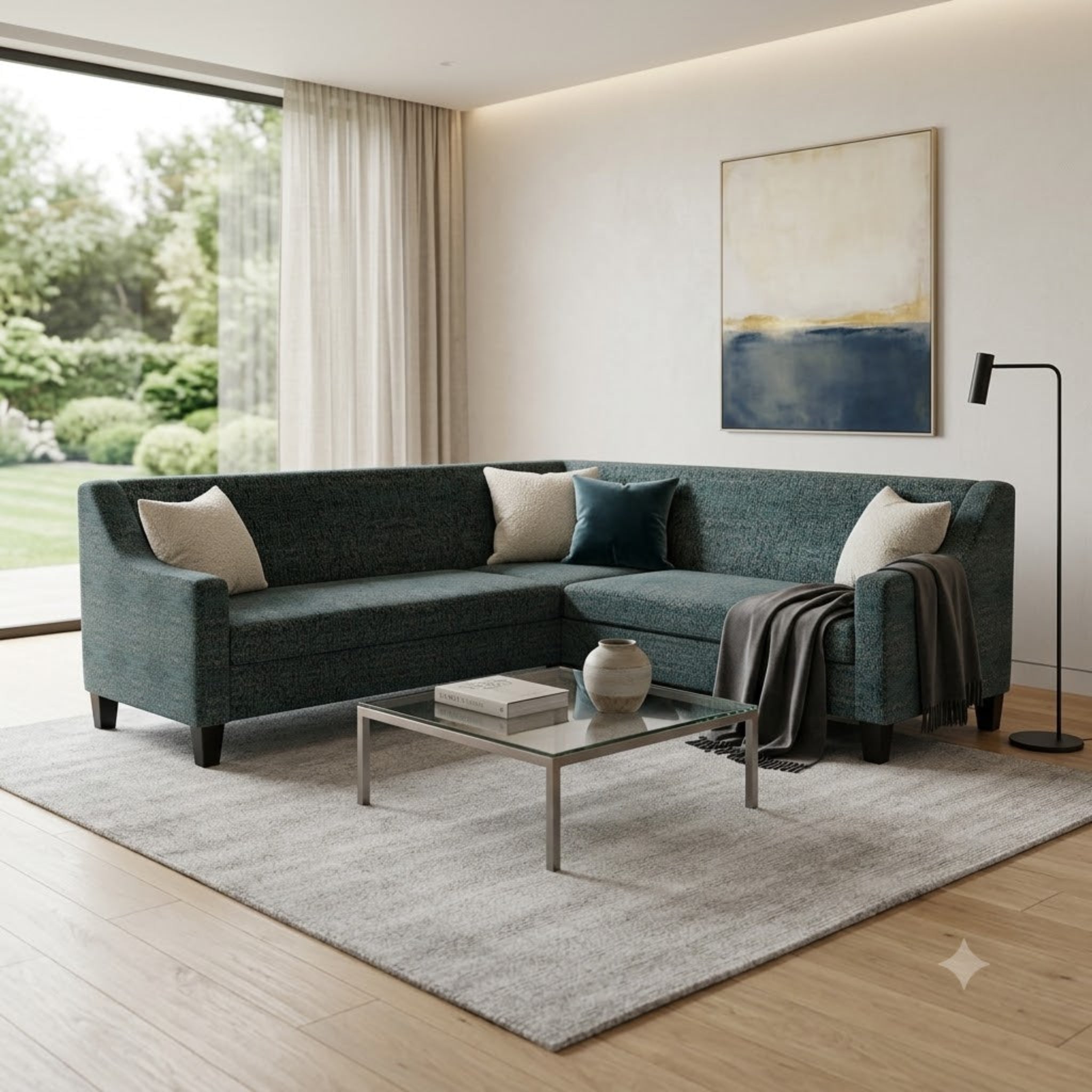 Milano Accent 6 Seater Corner Sofa