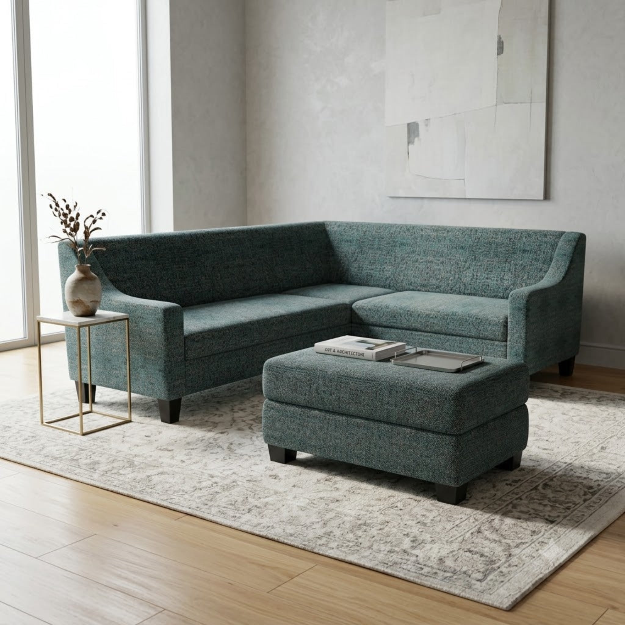 Milano Accent 6 Seater Corner Sofa