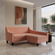 NZ Made Milano Accent Long-Arm With Chaise Sofa