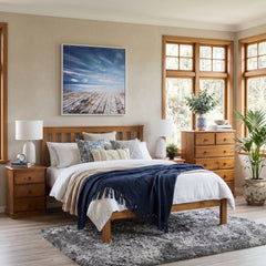 NestHeaven 5 Pcs Bedroom Suite Honey