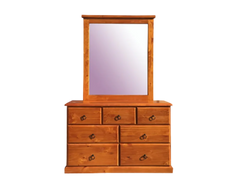 NestHeaven 7 Drw Dresser / Mirror