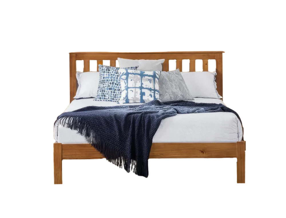 Nestheaven Bed Frame + Sleepmax Pocket Pillow Top Mattress