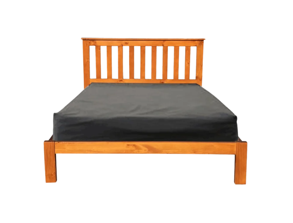 Nestheaven Bed Frame + Bliss Pillow Top Mattress Single / Honey