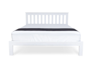 Nestheaven Bed Frame White + Sleeplite Pocket Spring Mattress