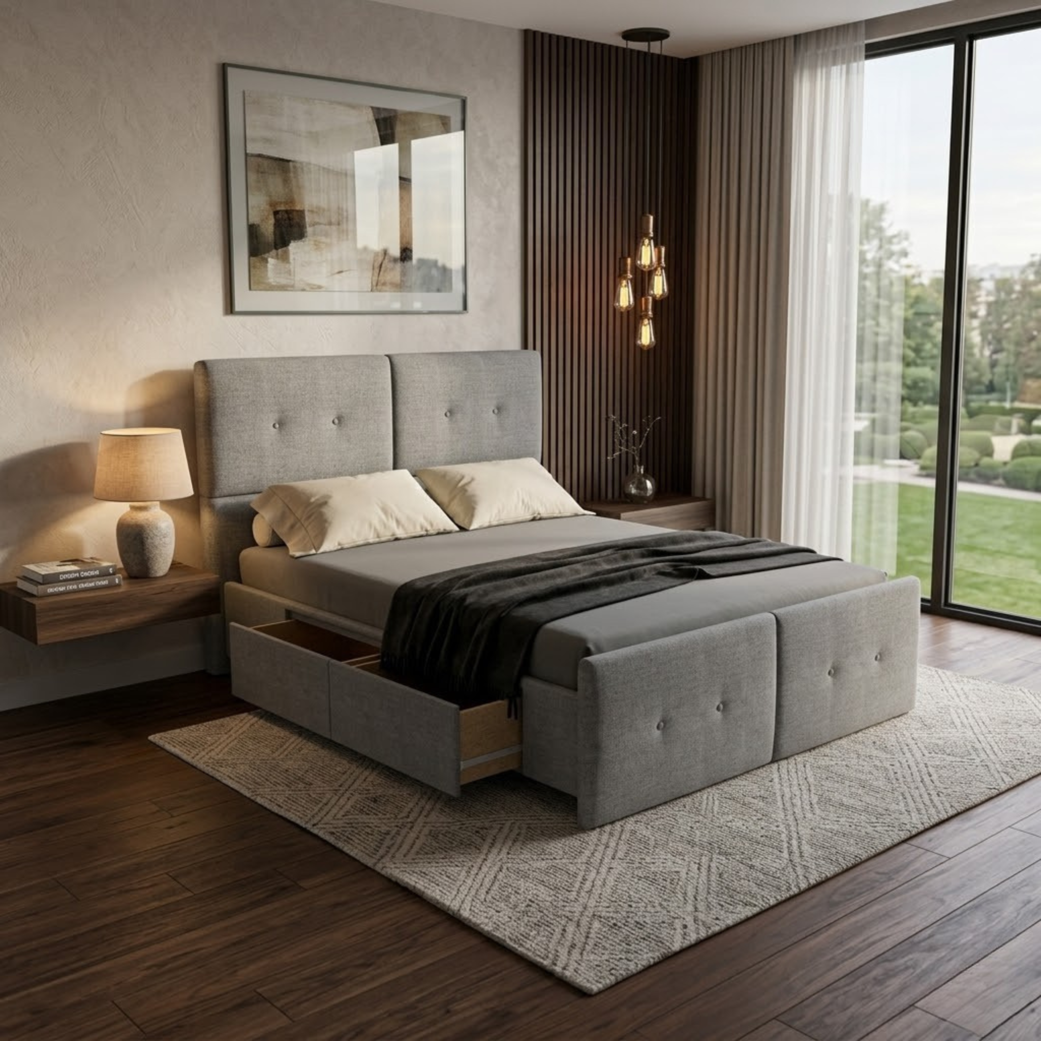 NZ Made Aero Bed Frame With Drawers