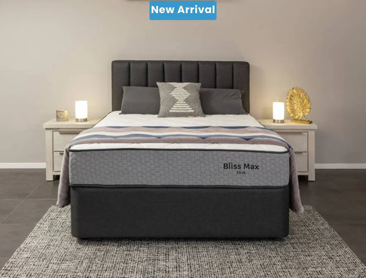 NZ Made Bliss Max Firm Mattress + Royal Bed Base