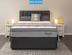 NZ Made Bliss Max Plush Mattress + Royal Bed Base
