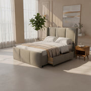 NZ Made Cascade Bed Frame With Drawers + Bliss Max Medium Mattress | Furniture World NZ