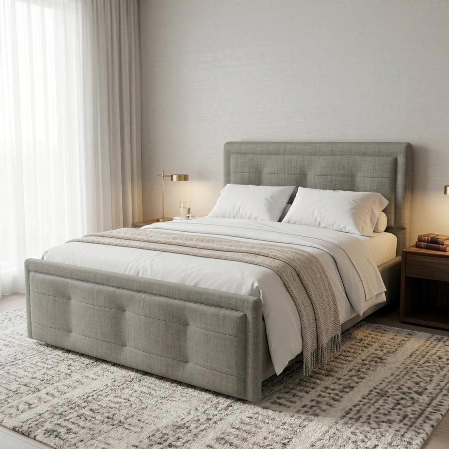 NZ Made Chelton Bed Frame + Venus Medium Mattress — Bed Bundle | Furniture World NZ