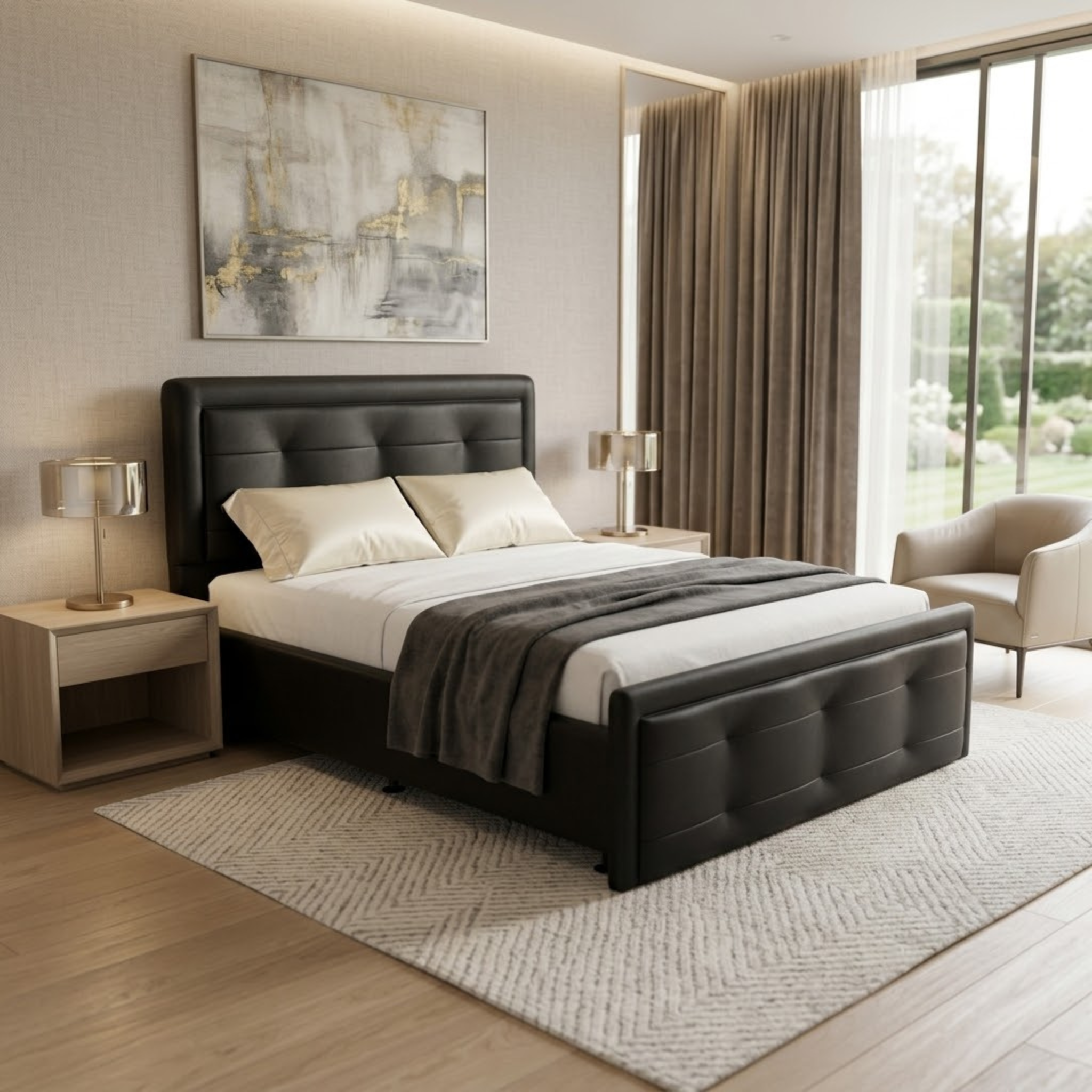 NZ Made Chelton Bed Frame With Drawer