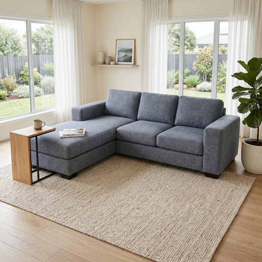 NZ Made CloudNine 3 Seater with Chaise Corner Sofa