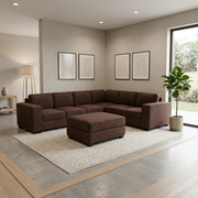 NZ Made CloudNine 6 Seater Corner Sofa