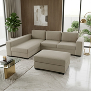 NZ Made CloudNine Long-Arm with Chaise Corner Sofa