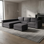NZ Made CloudNine Long-Arm with Chaise Corner Sofa