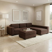NZ Made CloudNine Long-Arm with Chaise Corner Sofa