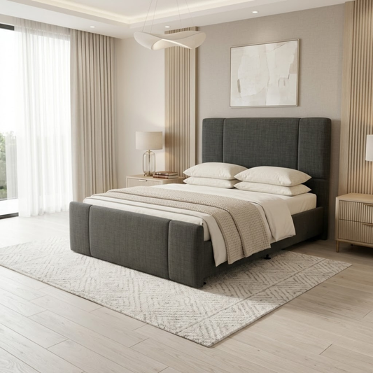 NZ Made Crest Bed Frame - alternate view