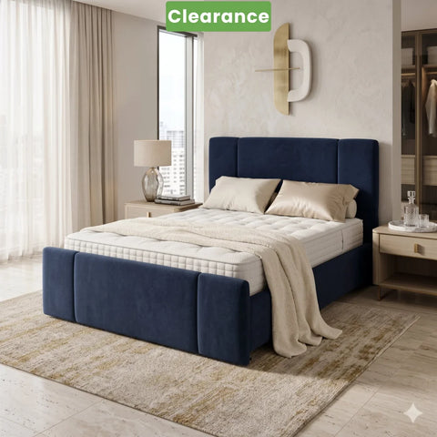 NZ Made Crest Bed Frame Queen- Floor Model