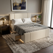 NZ Made Crest Bed Frame With Drawers