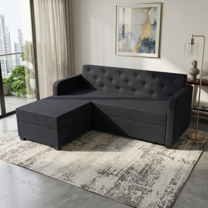 NZ Made Crown 3 Seater Corner Sofa With Reversible Chaise