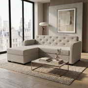 NZ Made Crown 3 Seater Corner Sofa With Reversible Chaise