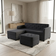NZ Made Crown 3 Seater Corner Sofa With Reversible Chaise