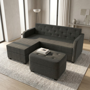 NZ Made Crown 3 Seater Corner Sofa With Reversible Chaise
