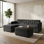 NZ Made Crown 4 Seater Corner Sofa With Reversible Chaise