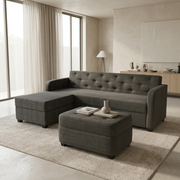 NZ Made Crown 4 Seater Corner Sofa With Reversible Chaise