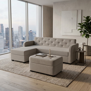 NZ Made Crown 4 Seater Corner Sofa With Reversible Chaise