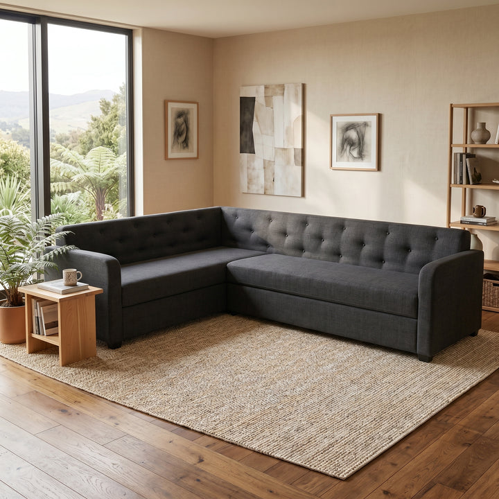 NZ Made Crown 6 Seater Corner Sofa | Furniture World NZ