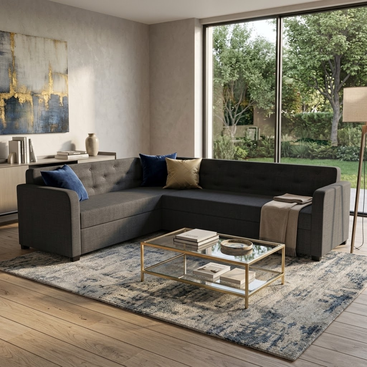 NZ Made Crown 6 Seater Corner Sofa