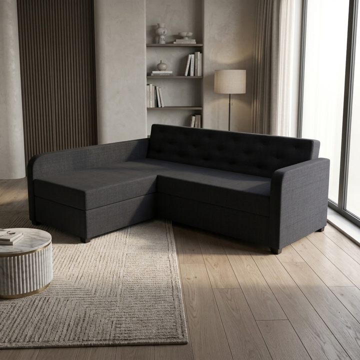 NZ Made Crown Long-Arm Chaise Corner Sofa