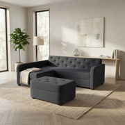 NZ Made Crown Long-Arm Chaise Corner Sofa