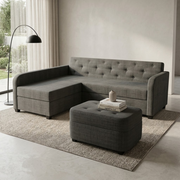 NZ Made Crown Long-Arm Chaise Corner Sofa